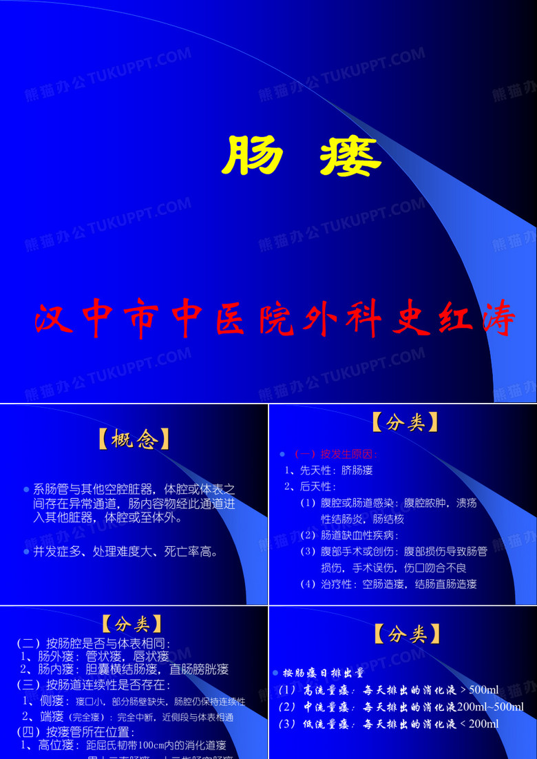 肠瘘的诊治