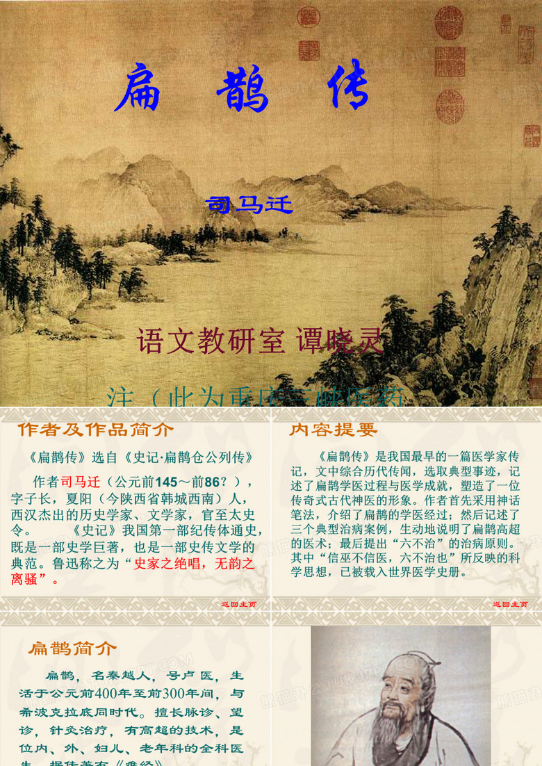 《扁鹊传》