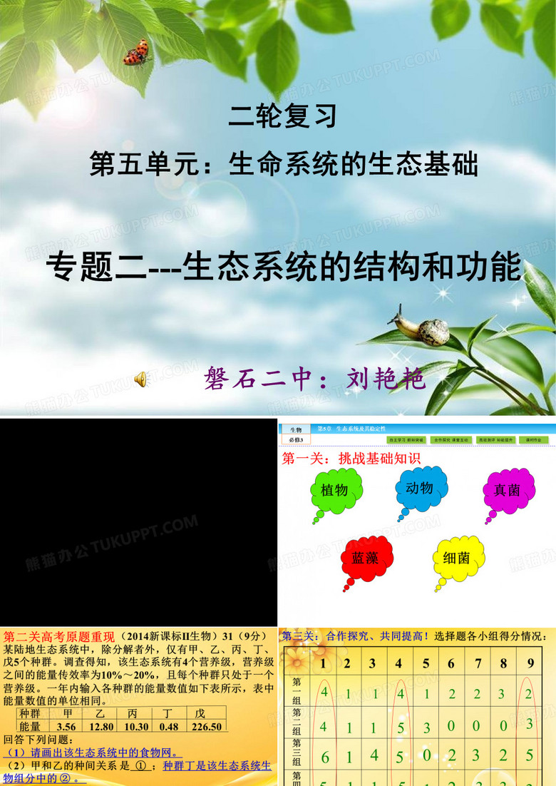 生态系统的结构与功能
