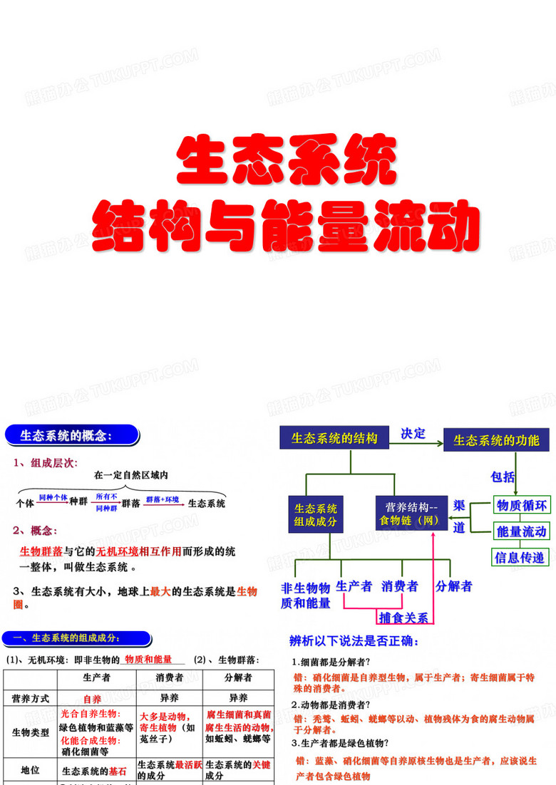 生态系统结构与功能