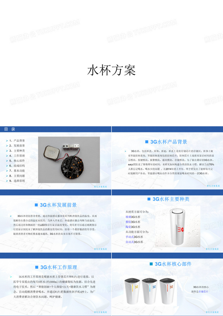 水杯方案