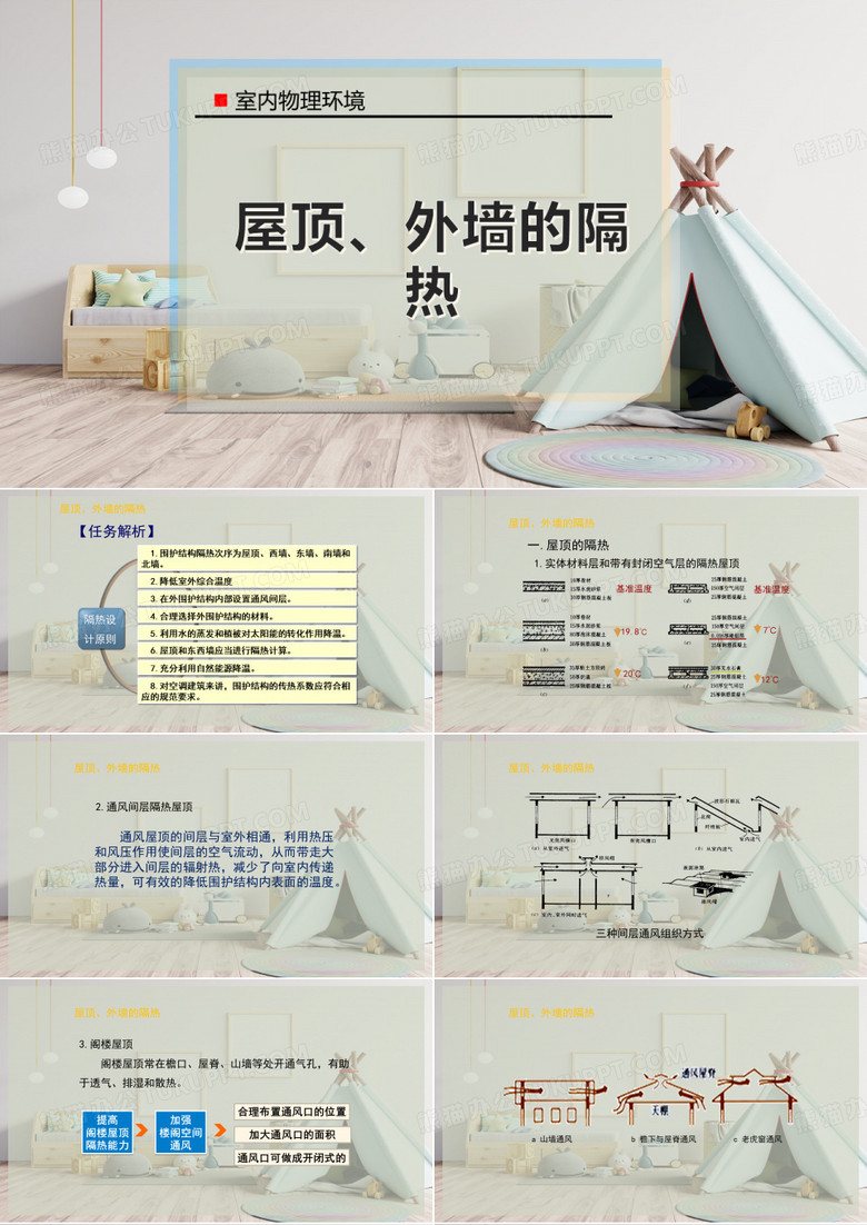 屋顶、外墙的隔热
