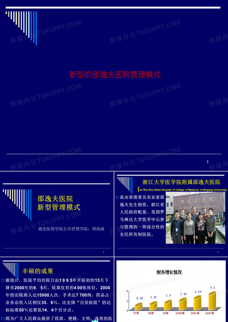 新型的邵逸夫医院管理模式