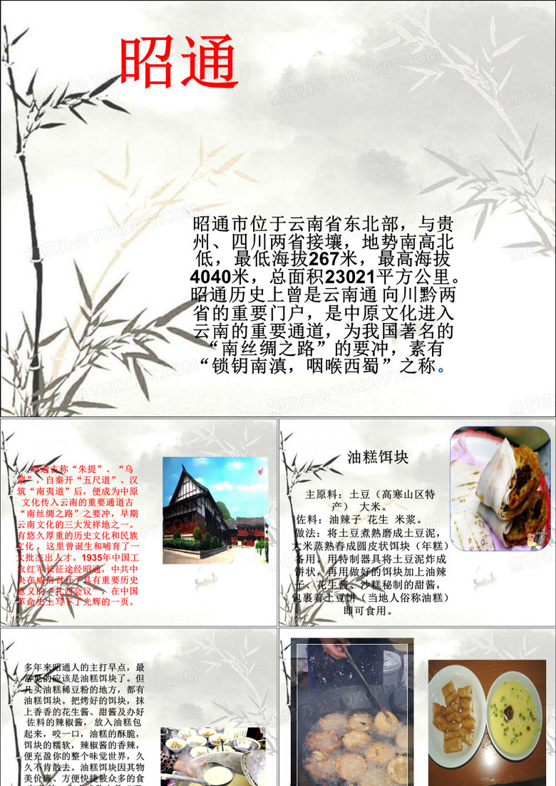 介绍昭通 PPT