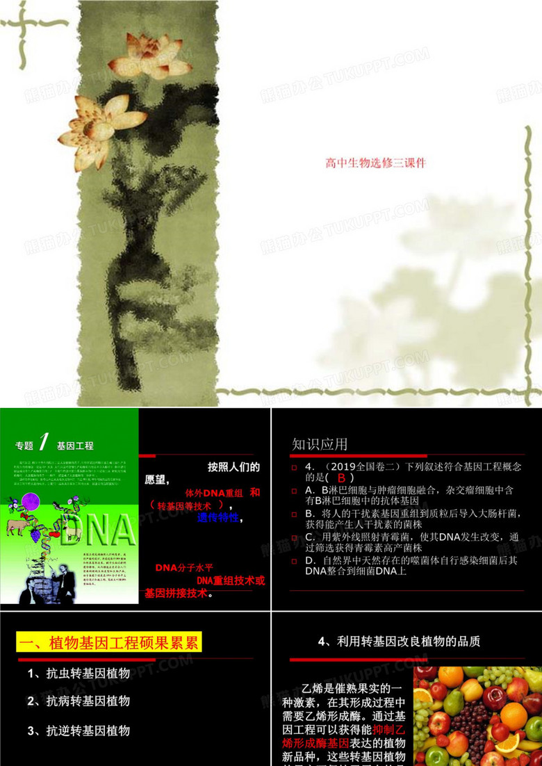 高中生物选修三课件