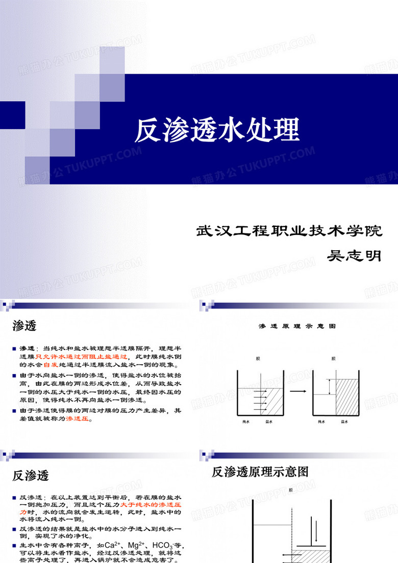 反渗透水处理