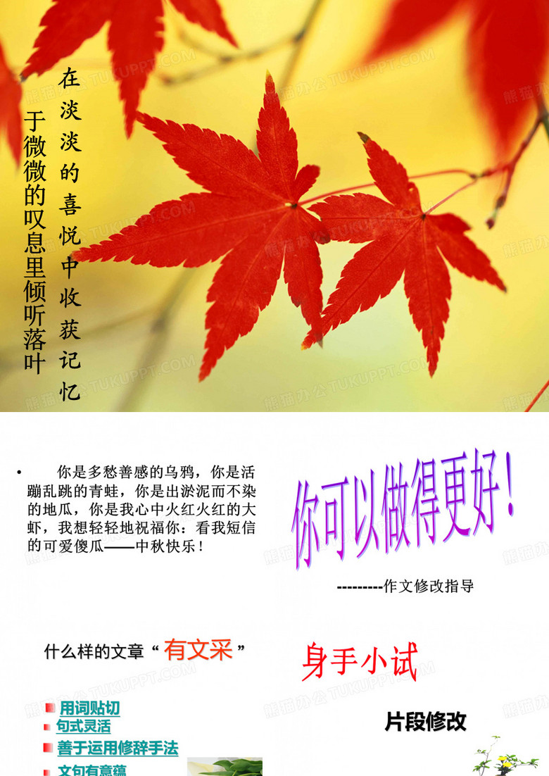 作文修改课件