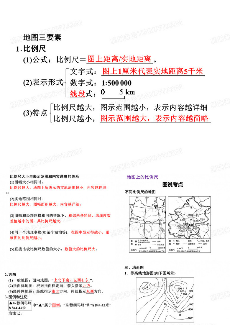 地球地图课件