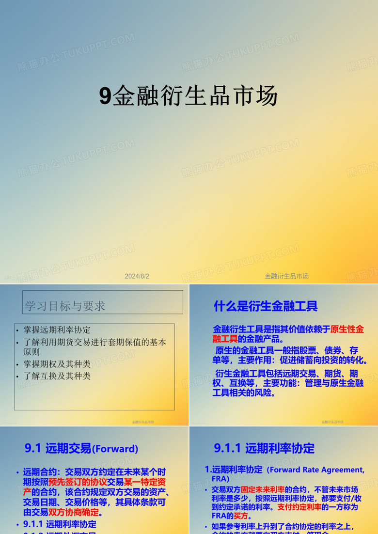 金融衍生品市场
