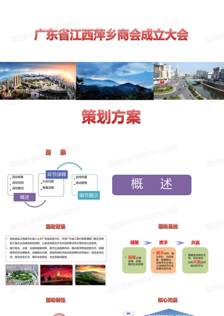 广东省江西萍乡商会成立大会策划方案