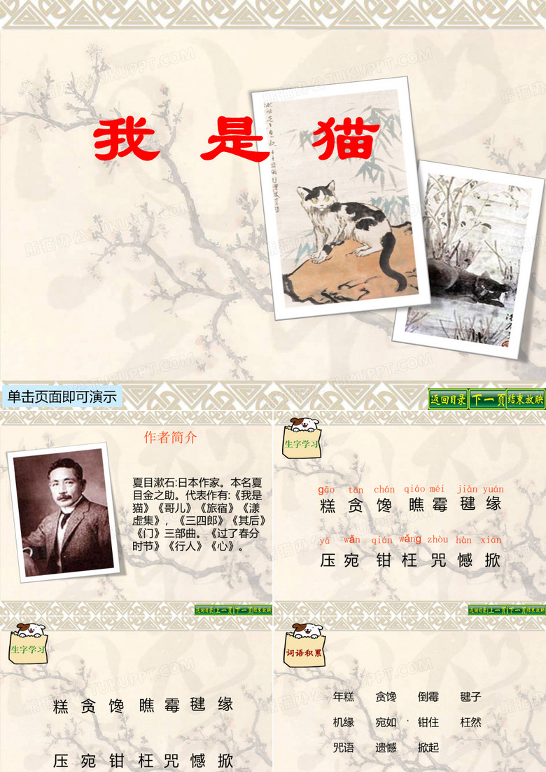 我是猫课件