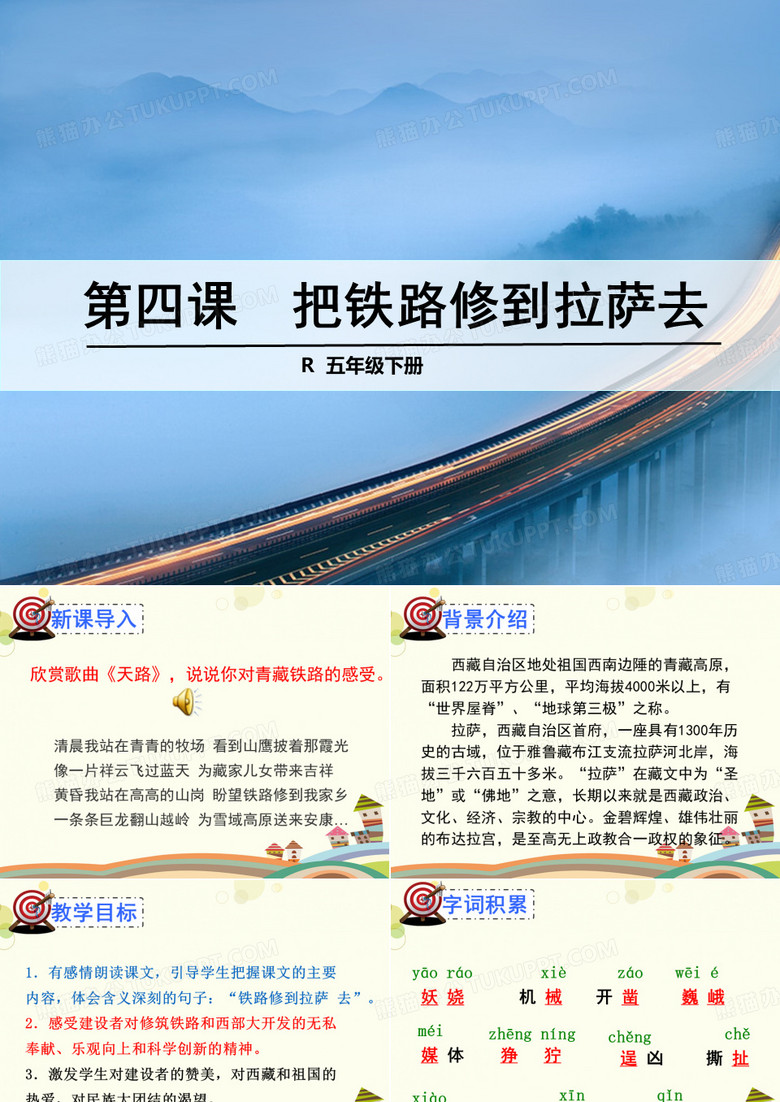 把铁路修到拉萨去-完整版PPT课件