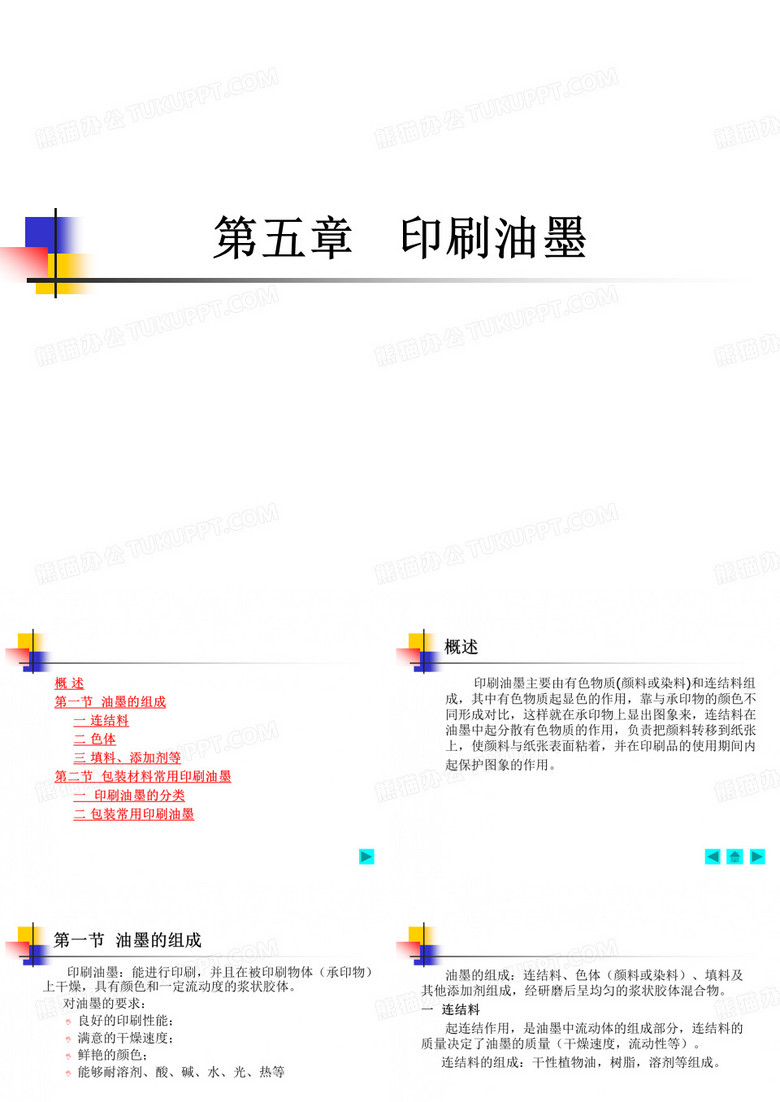 印刷油墨