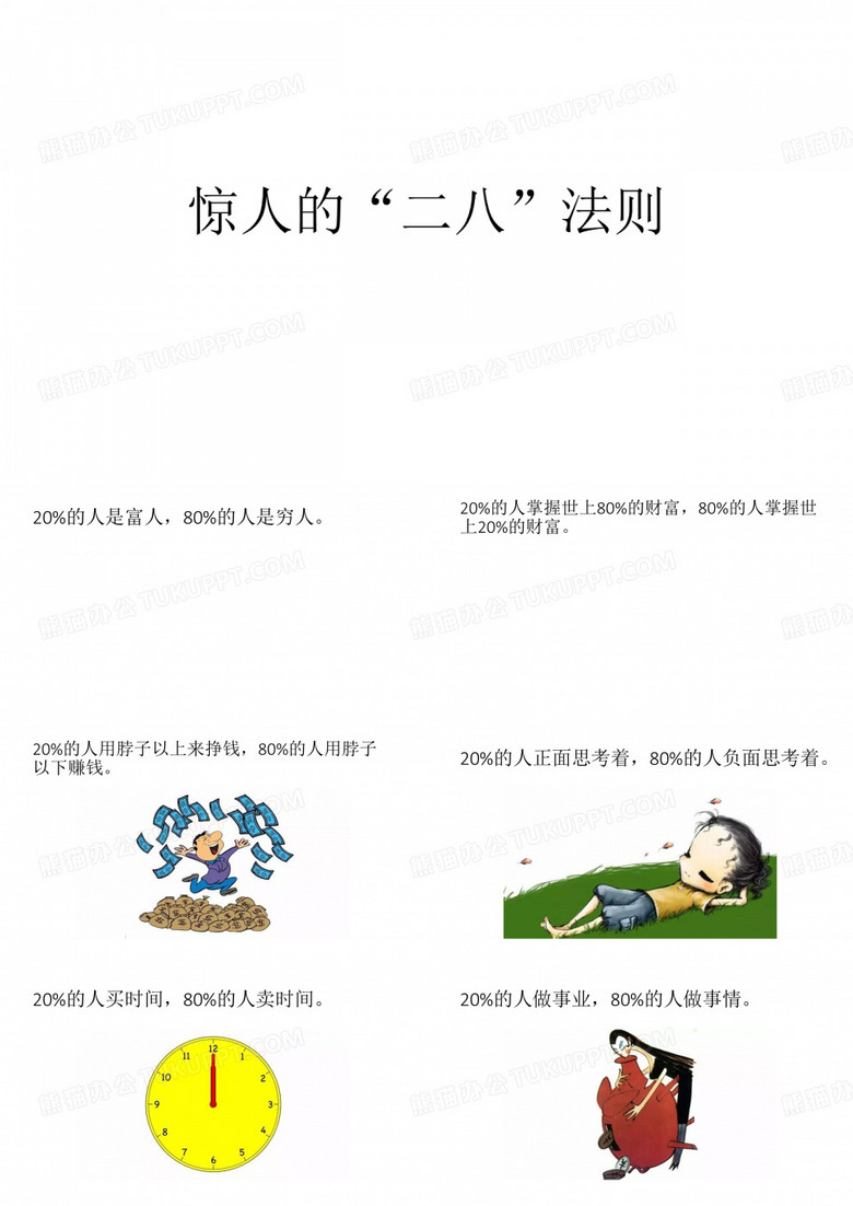 惊人的二八法则