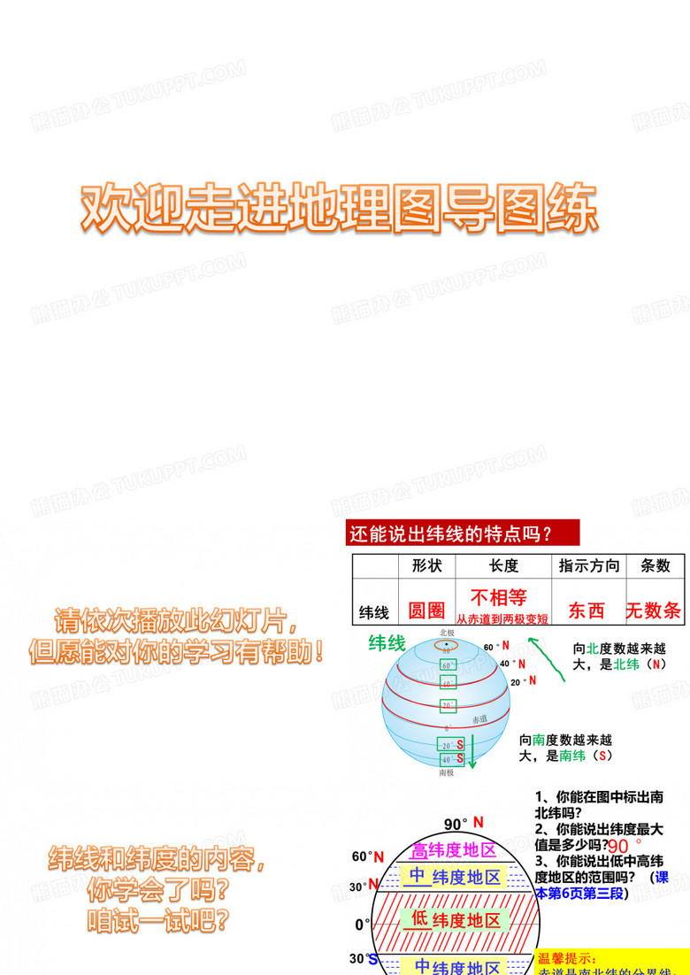 初一上册地理复习资料
