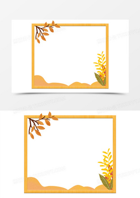 秋天边框图片素材