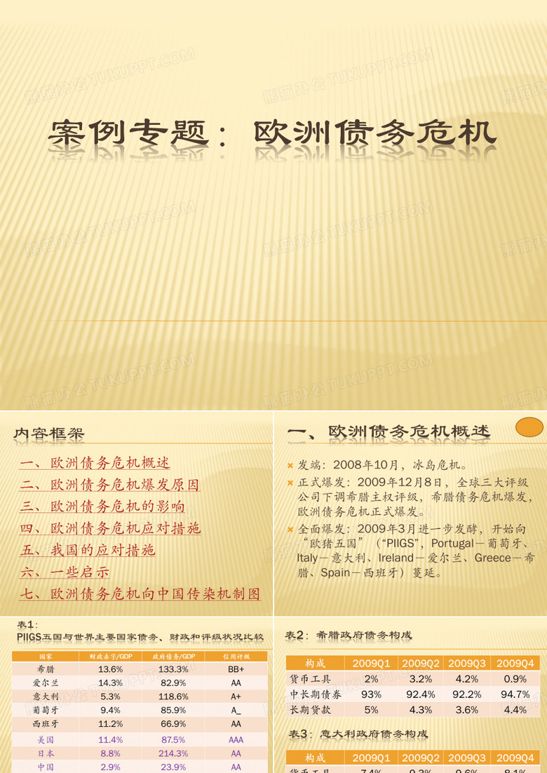 欧债危机案例专题