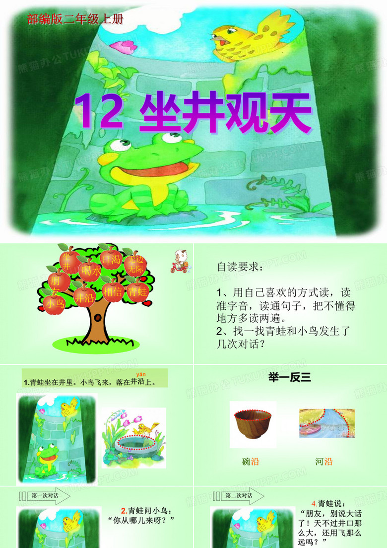 《坐井观天》课件