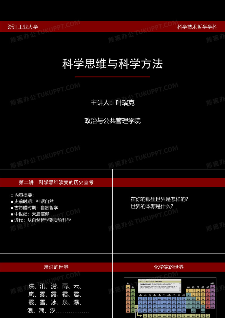 浙江工业大学 科学方法论课件