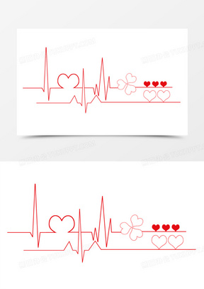 心电图图片素材