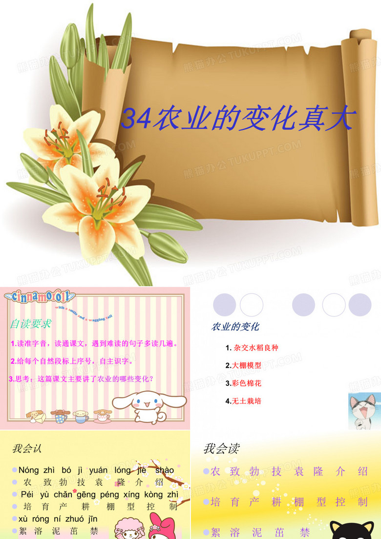 农业的变化真大培训课件
