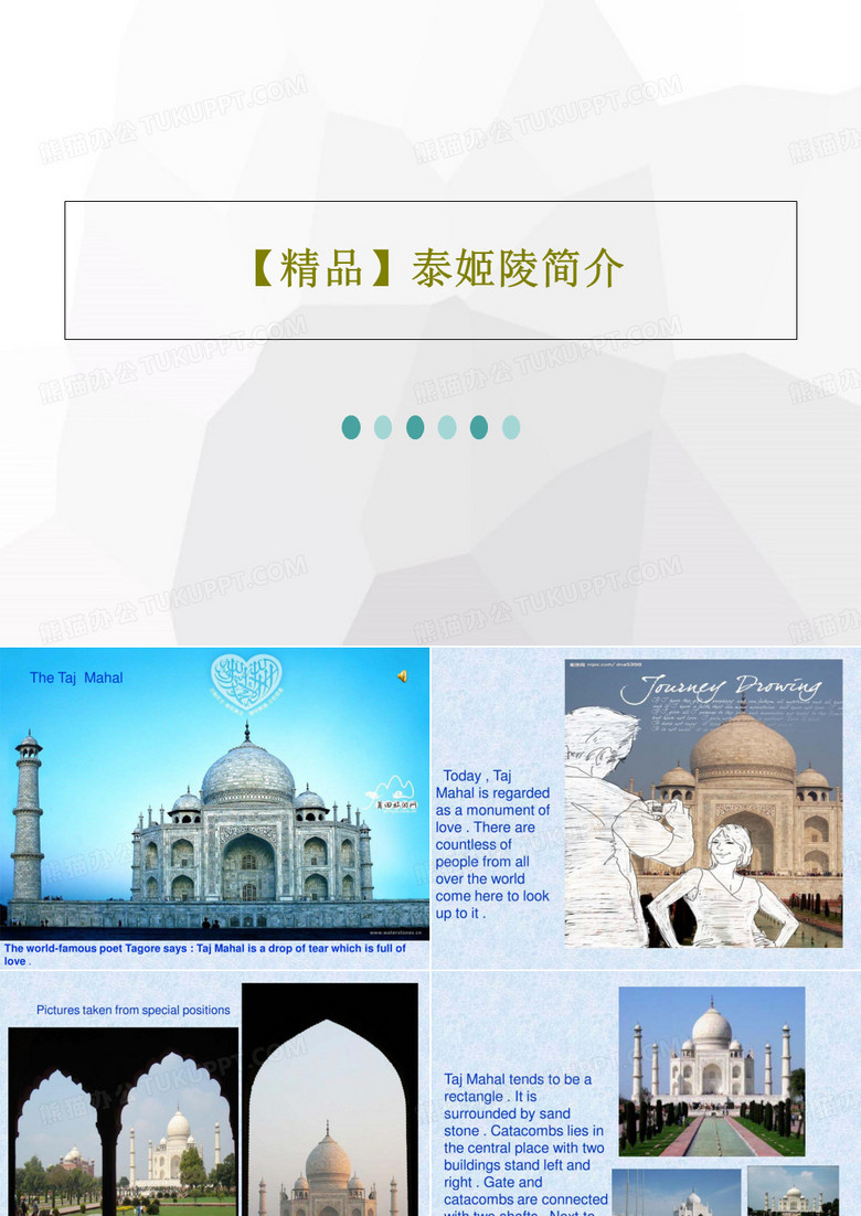 【精品】泰姬陵简介共25页