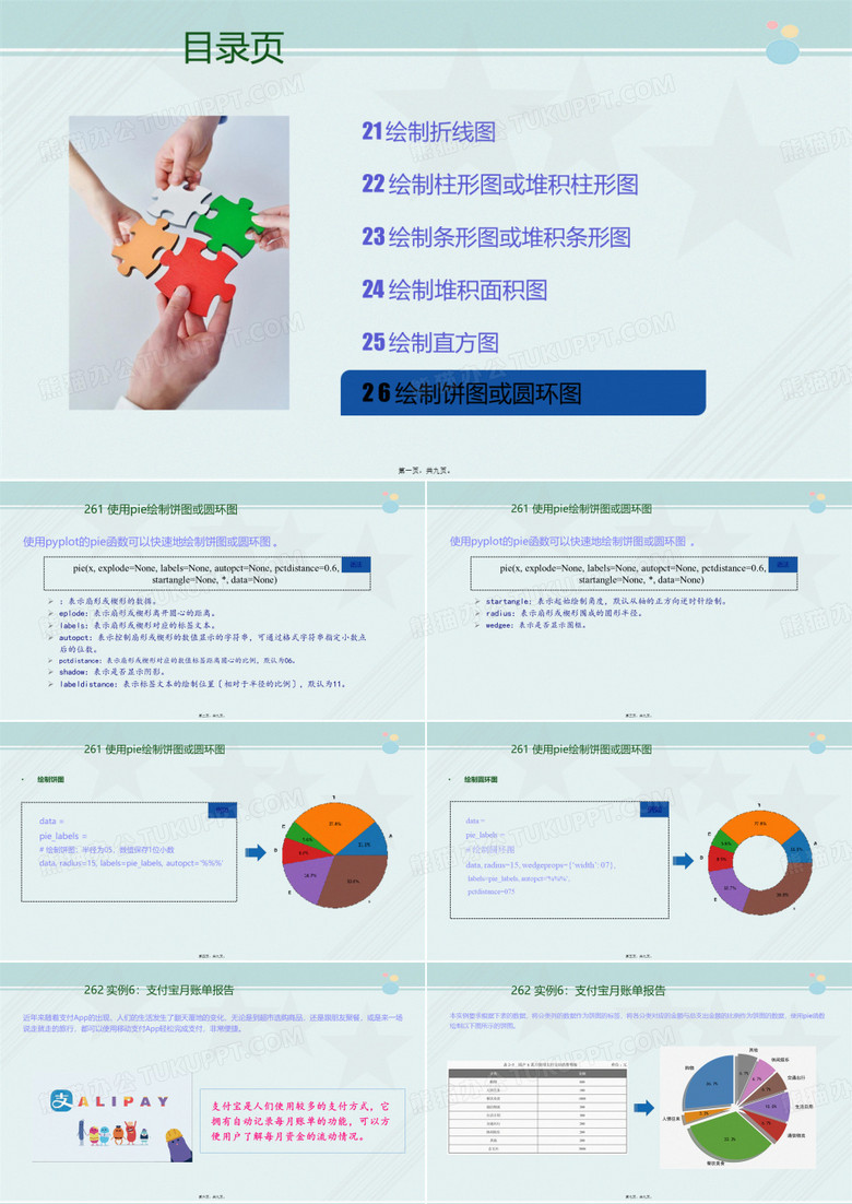 软件技术专业《2.6绘制饼图或圆环图5》