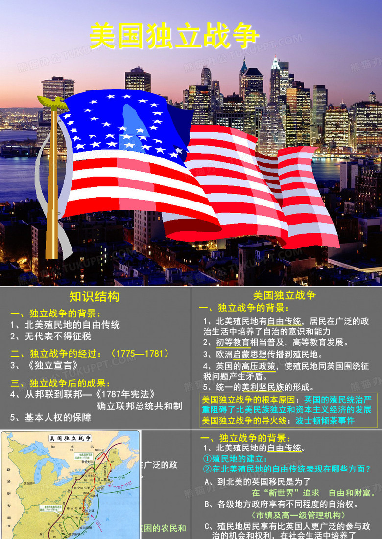 美国独立战争_课件