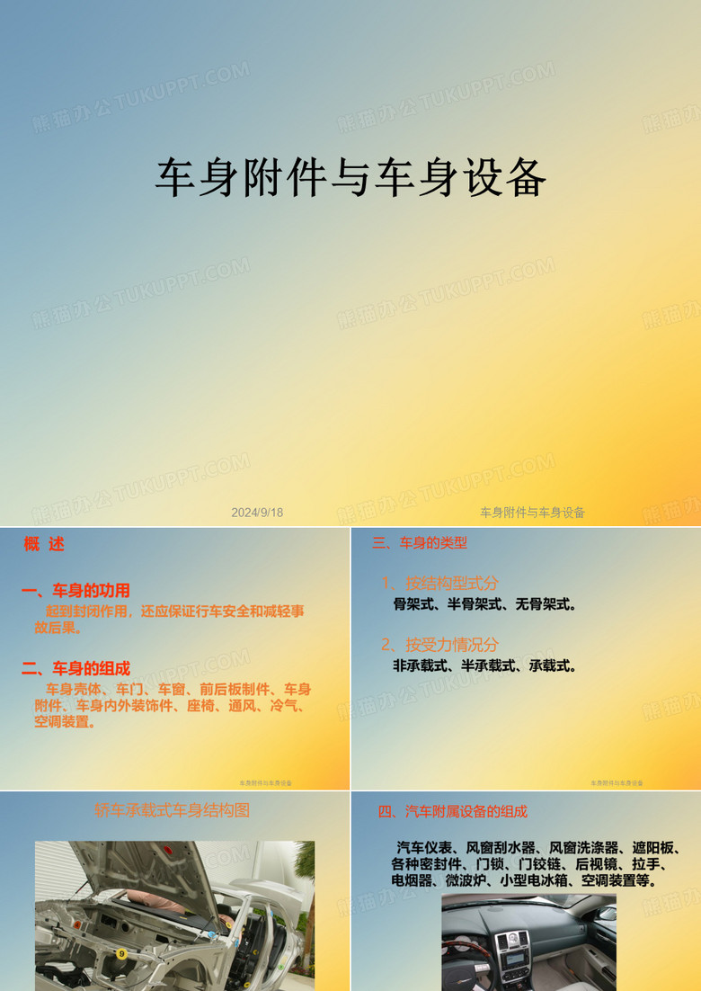 车身附件与车身设备