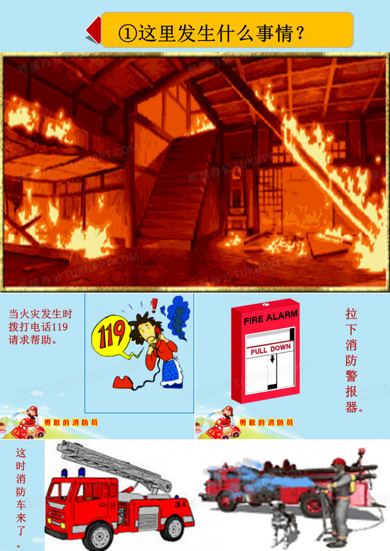 勇敢的消防员