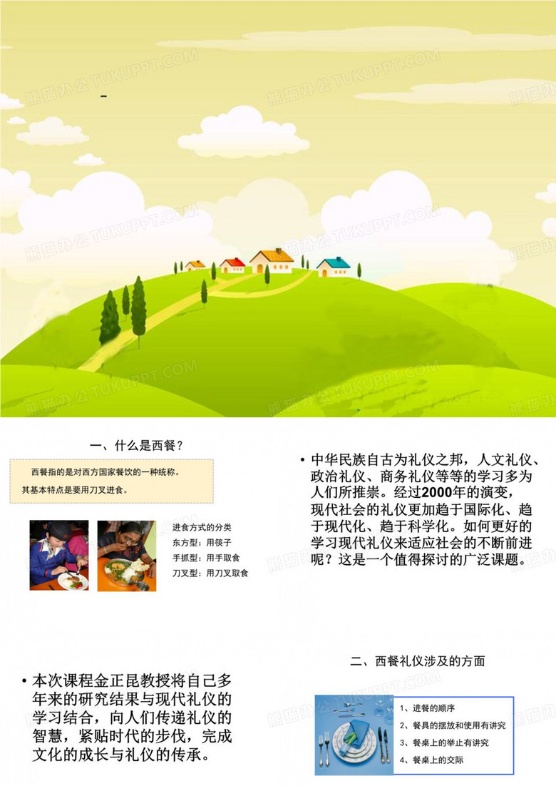 金正昆西餐礼仪