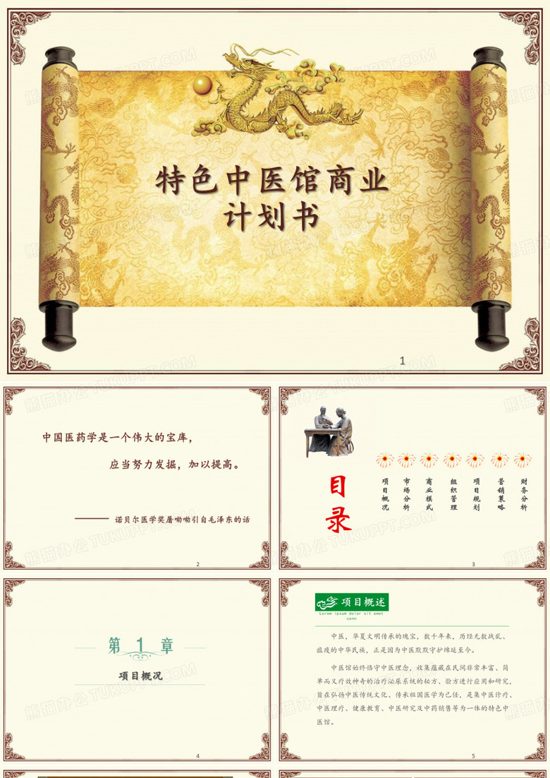 特色中医馆商业计划书ppt课件