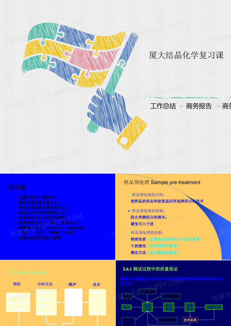 厦大结晶化学复习课