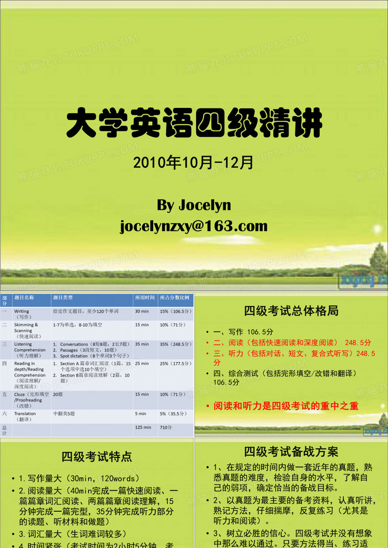 大学英语四级精讲