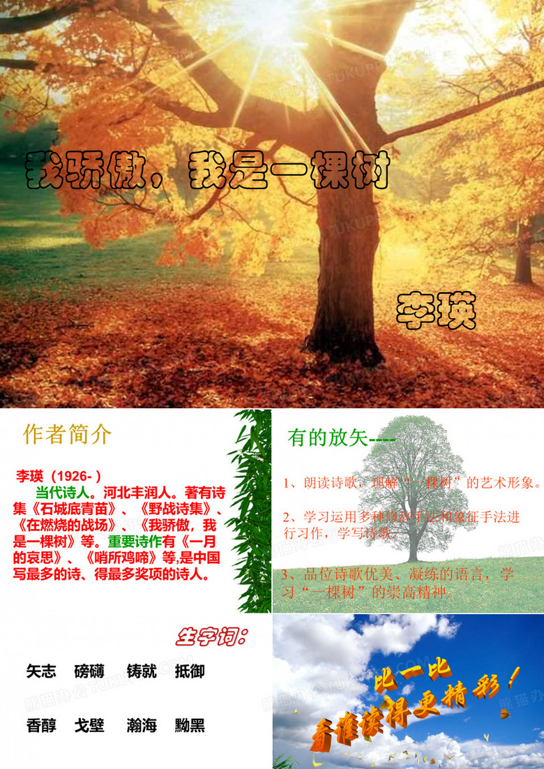 《我骄傲，我是一棵树》