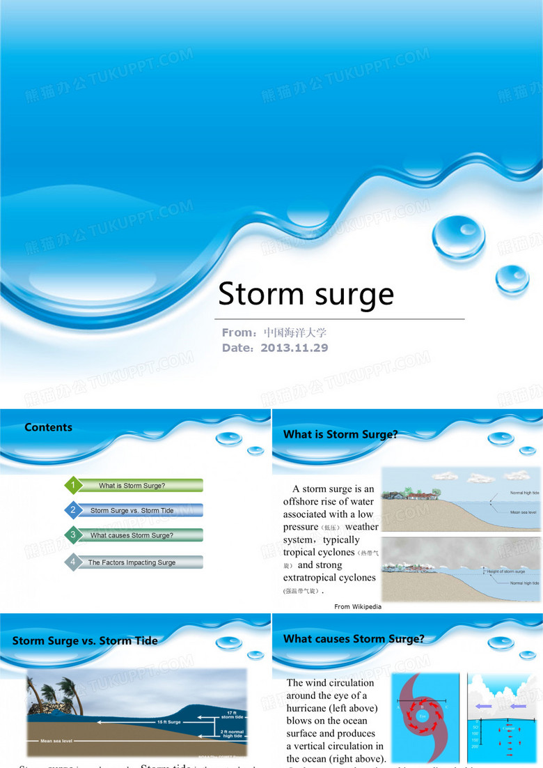 Storm surge(风暴潮)