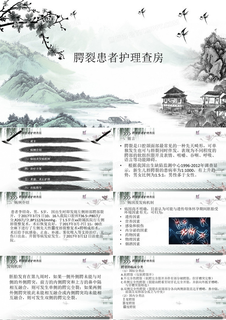 腭裂护理查房