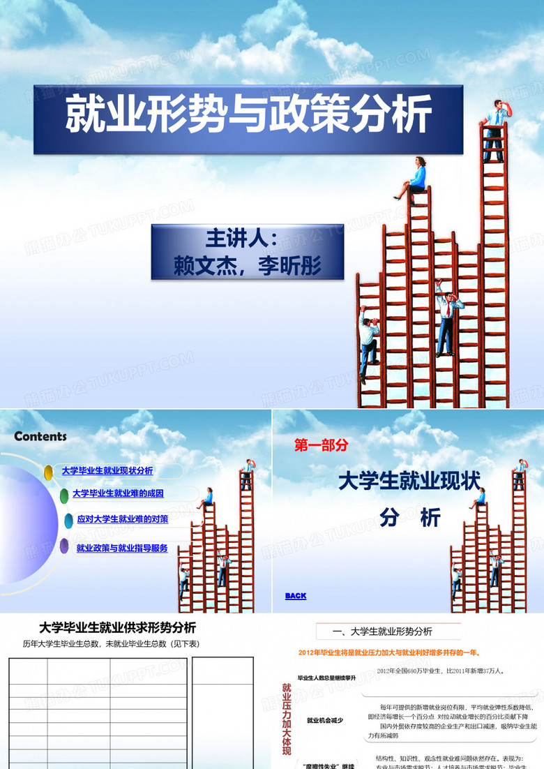 大学生就业难PPT课件
