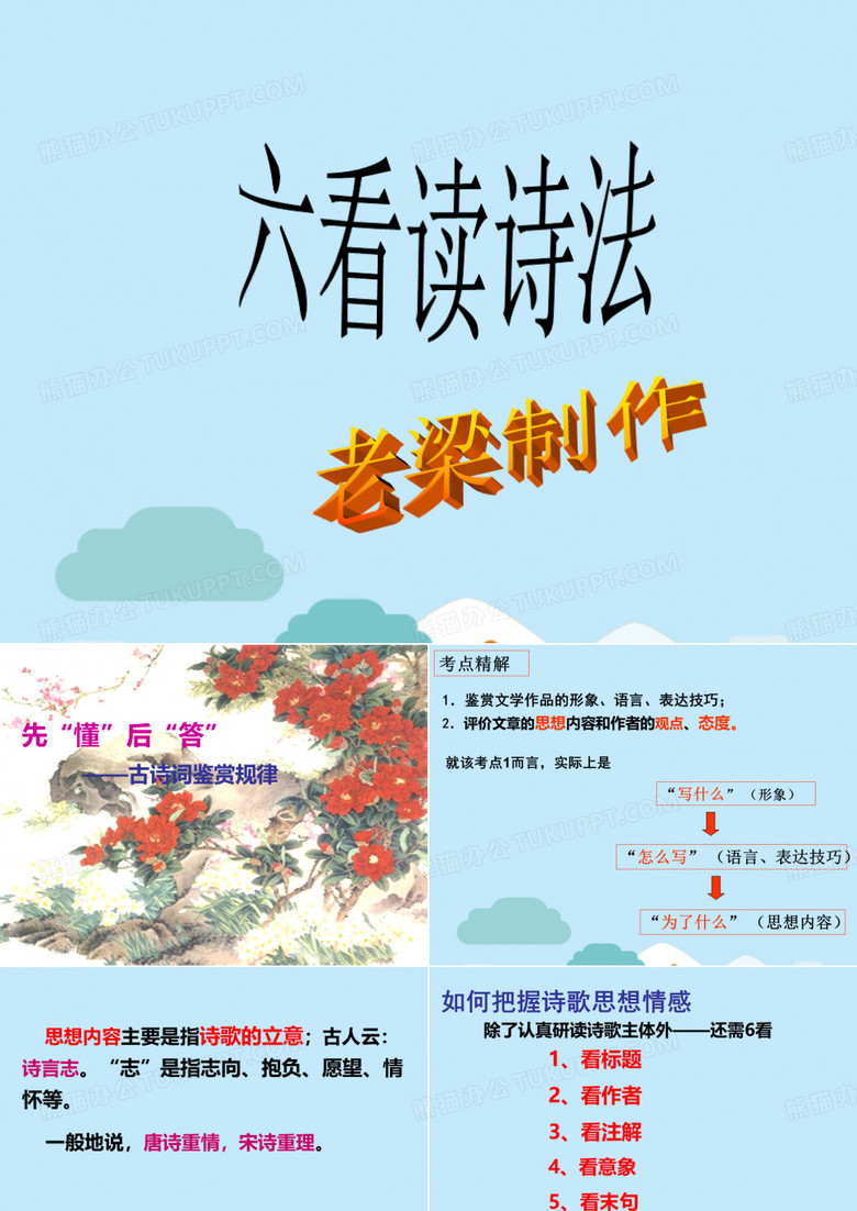 六看读诗法(共21张PPT)