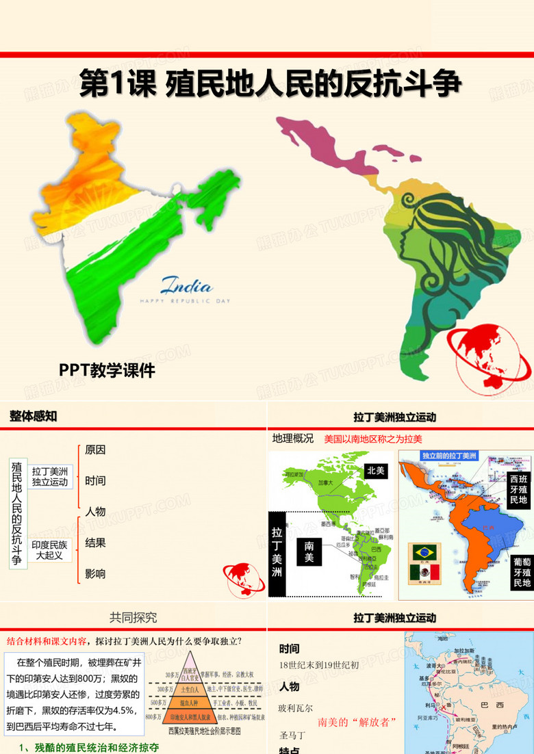 殖民地人民的反抗斗争精品课件