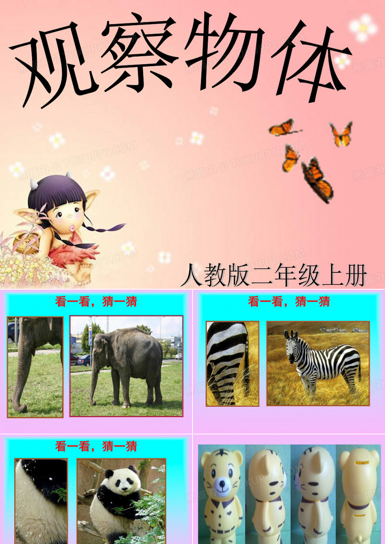 二年级上册《观察物体》