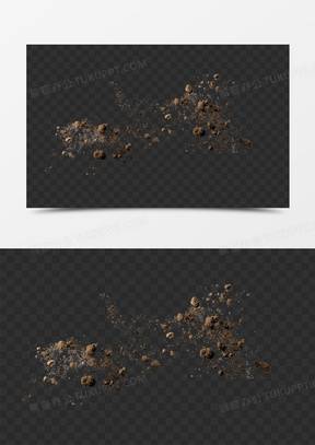 土颗粒效果元素