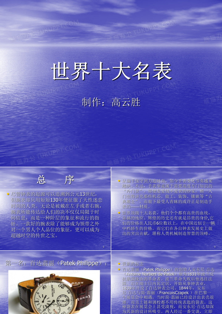 世界十大名表