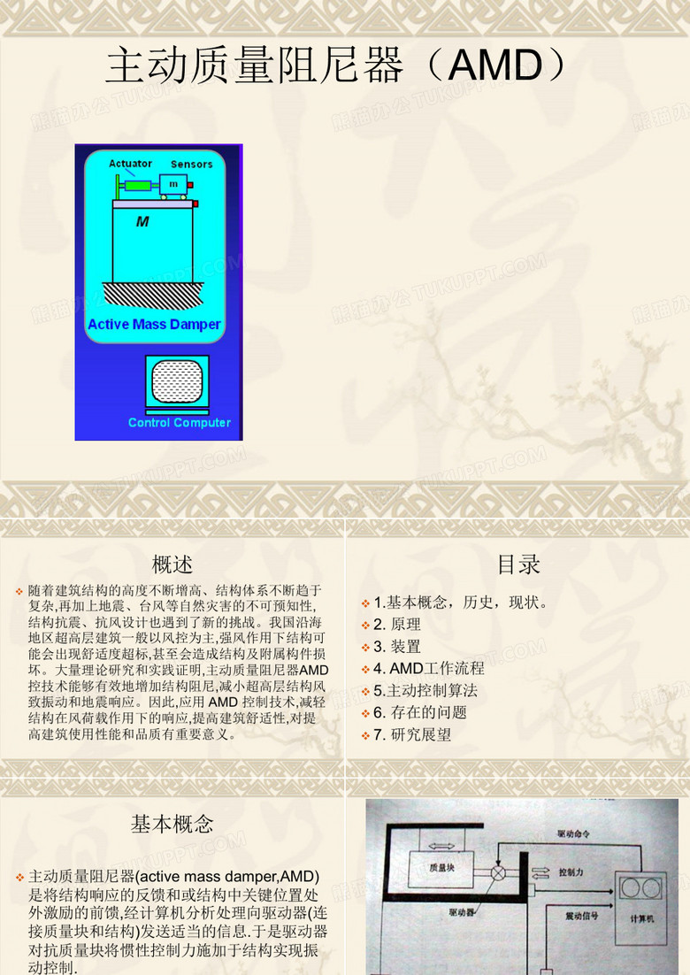主动质量阻尼器(AMD)