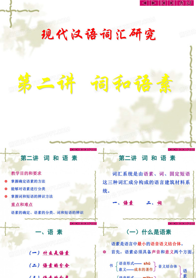 现代汉语-词和语素