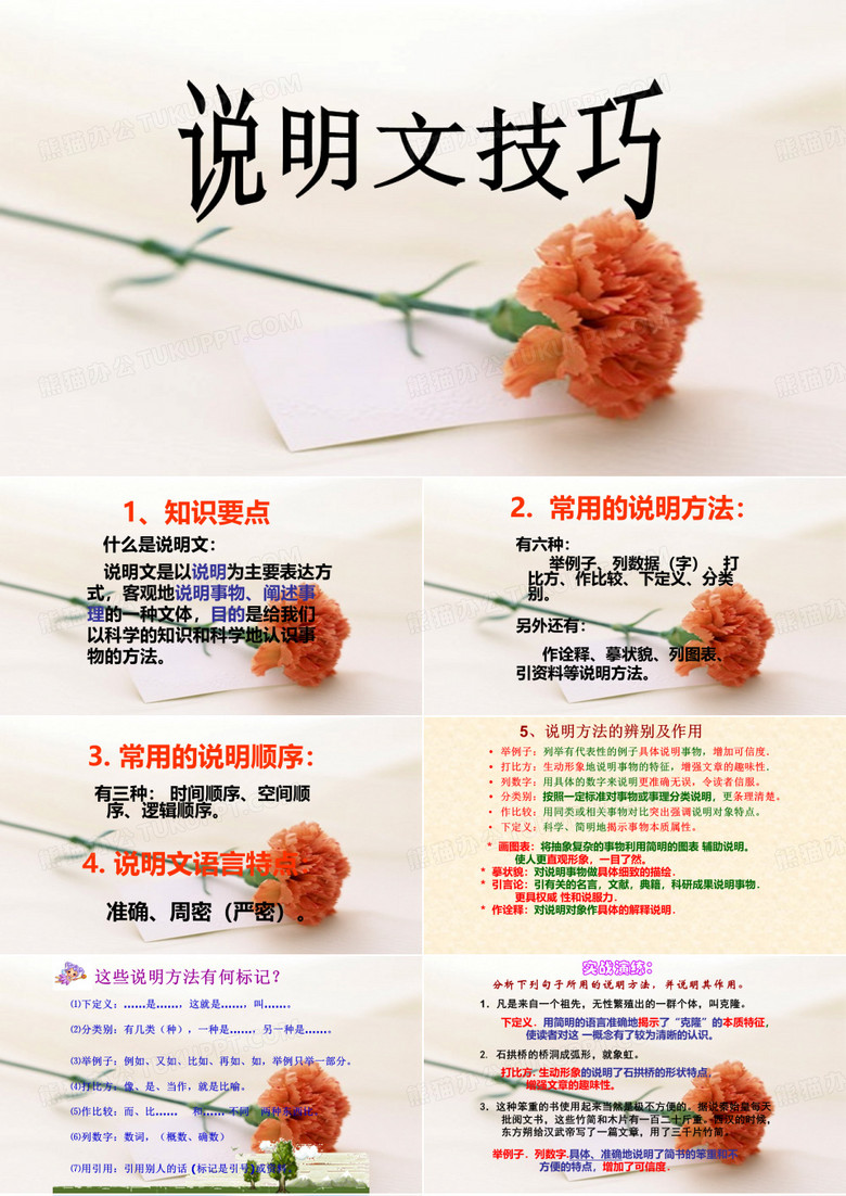 小学说明文习作技巧(优质)