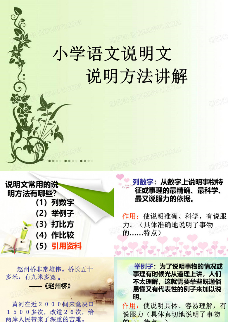 小学语文说明文方法讲解