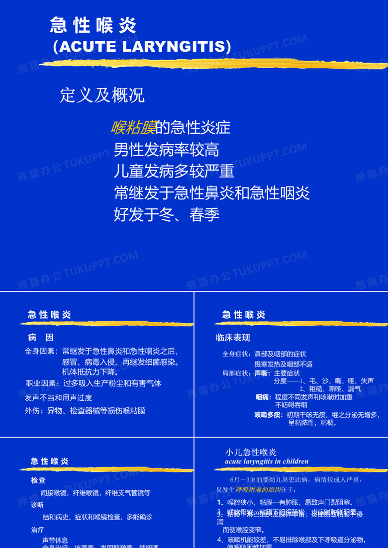 喉炎PPT课件
