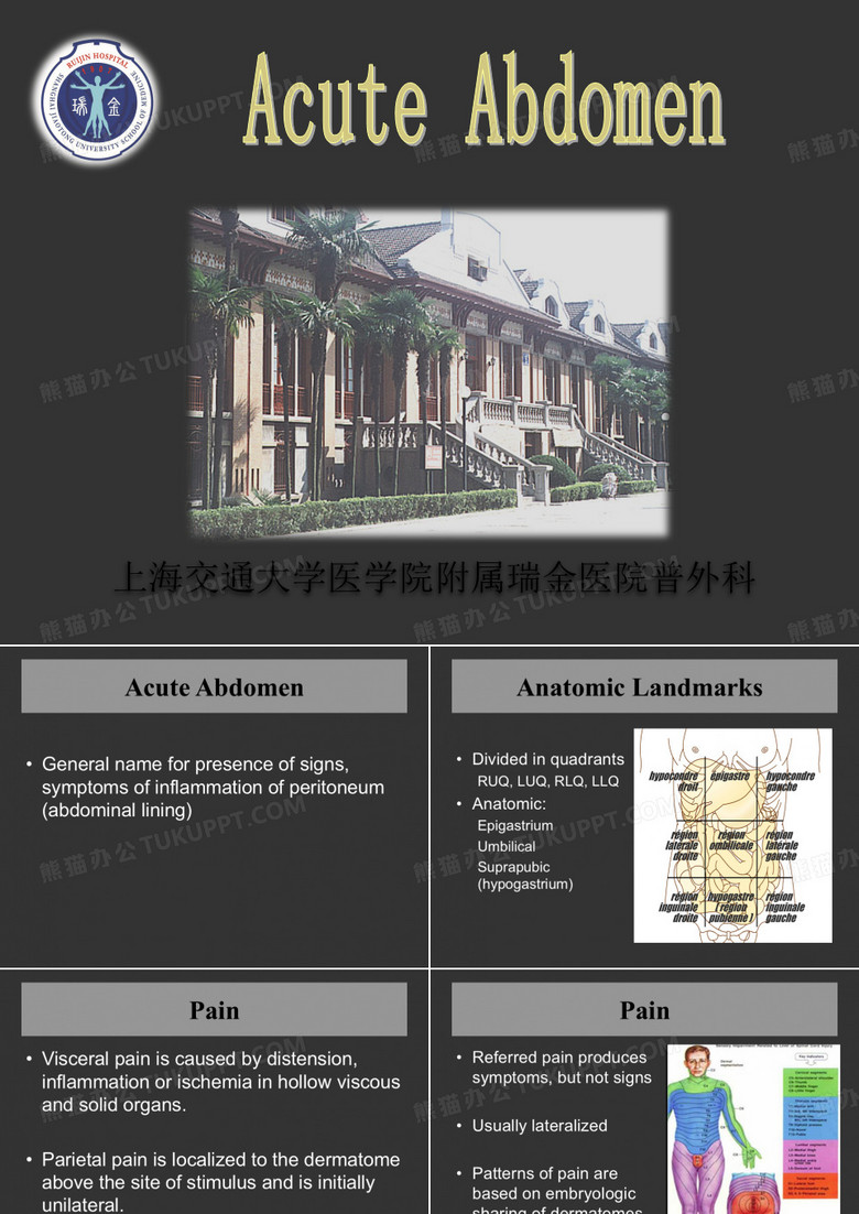 急腹症---上交大瑞金 英