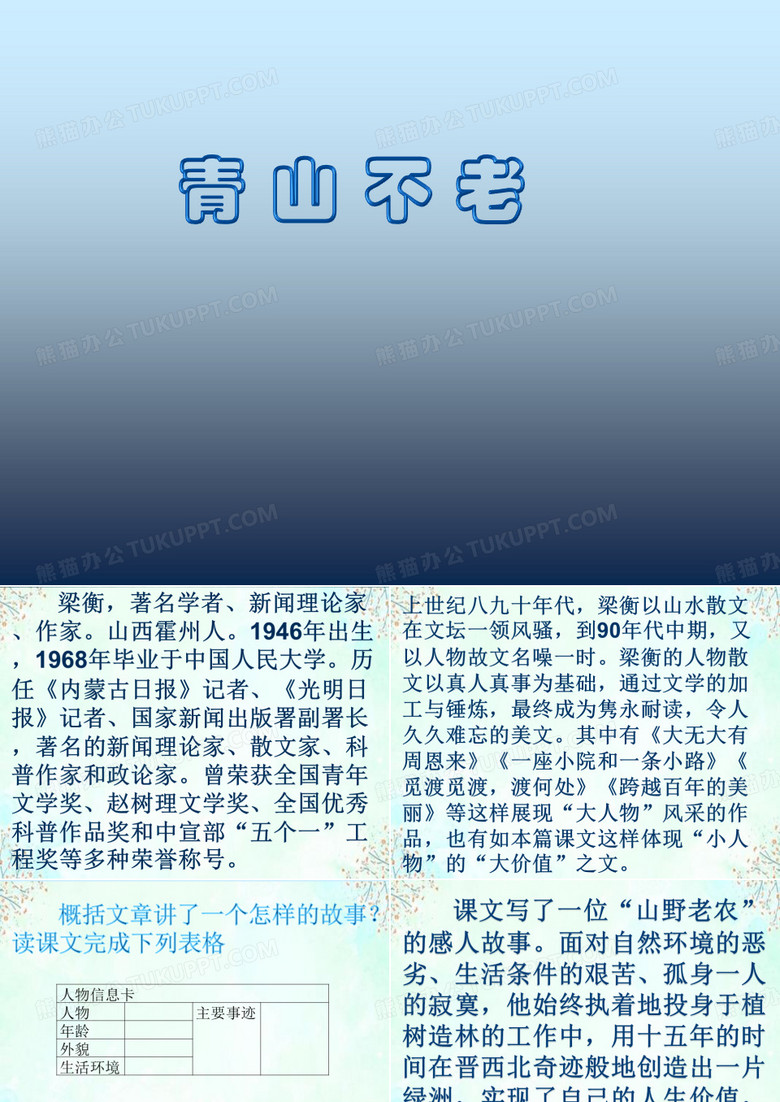 青山不老